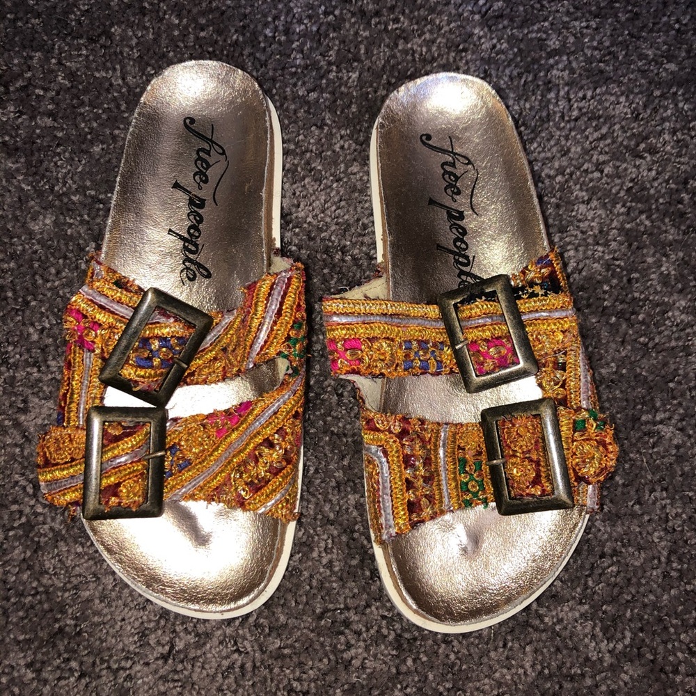 Free People Birkenstock style sandals